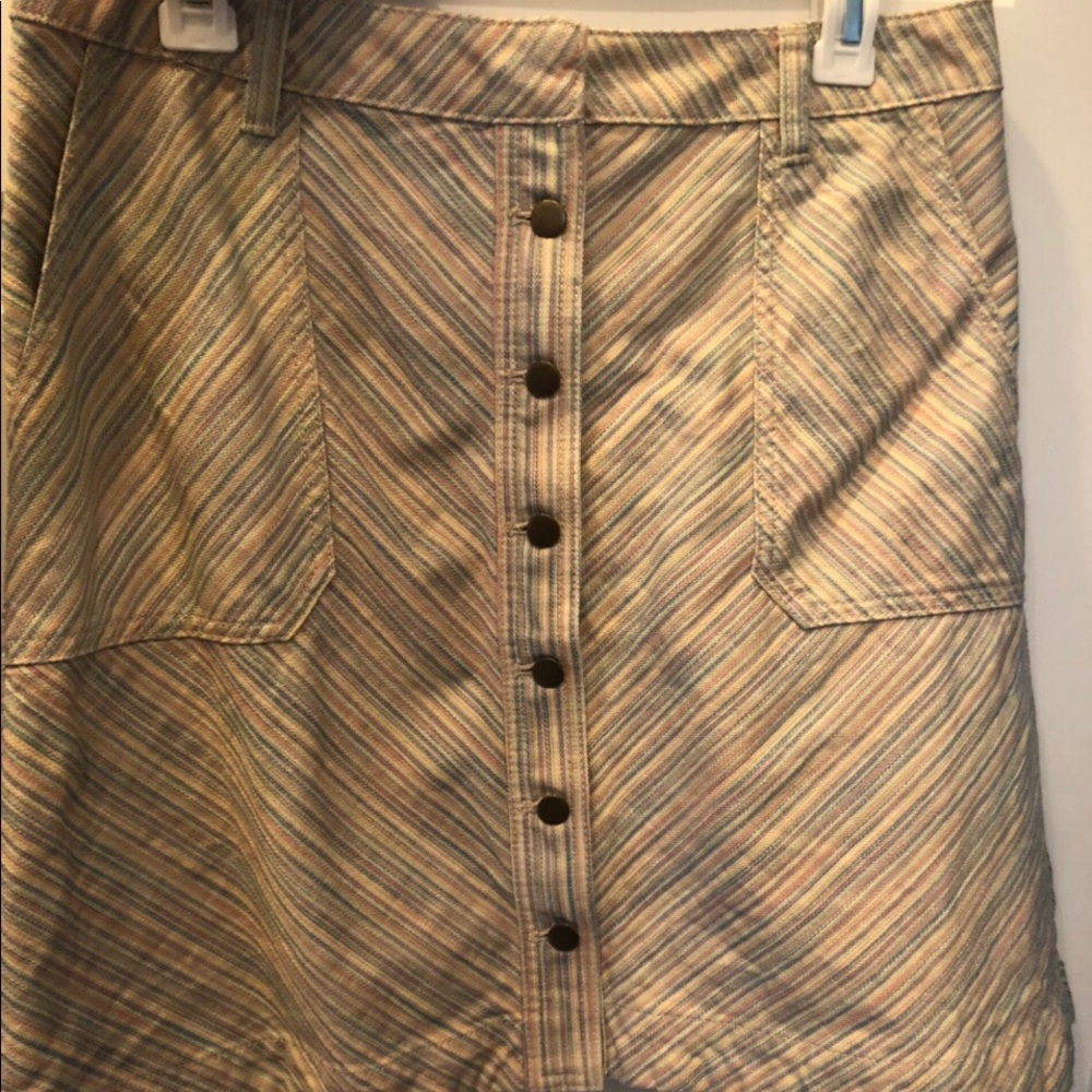 Pilcro multi Colored button up skirt